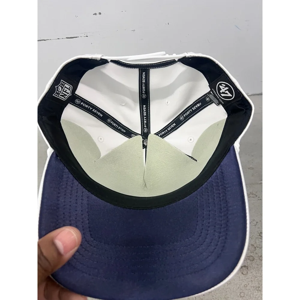 '47 Brand Dallas Cowboys Outspoken Hitch Hat Womens White Adjustable NFL Cap NWT